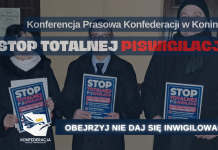 onferencja Prasowa Konfederacji w Koninie - STOP PiS-inwigilacji!