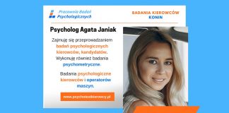Badania kierowców Konin Agata Janiak