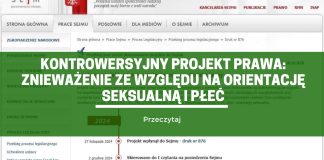 Kontrowersyjny Projekt Prawa: Znieważenie ze Względu na Orientację Seksualną i Płeć