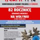 82 Rocznica Krwawej Niedzieli na Wolyniu Konin 2025 80x80