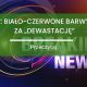 Krakow Bialo Czerwone barwy uznane za „dewastacje 80x80