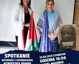 Spotkanie z Agnieszką Piwar w Kole relacja o Palestynie