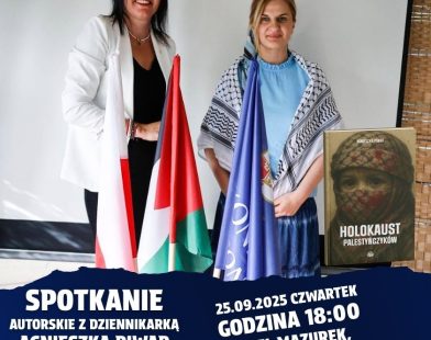 Spotkanie z Agnieszką Piwar w Kole relacja o Palestynie