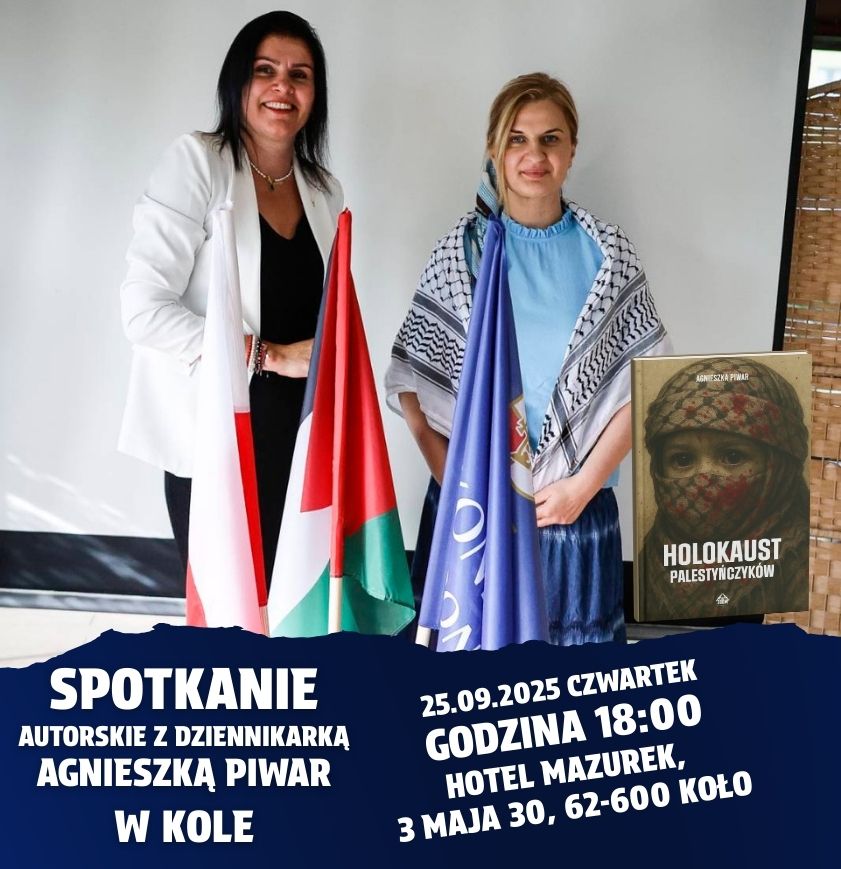 Spotkanie z Agnieszką Piwar w Kole relacja o Palestynie